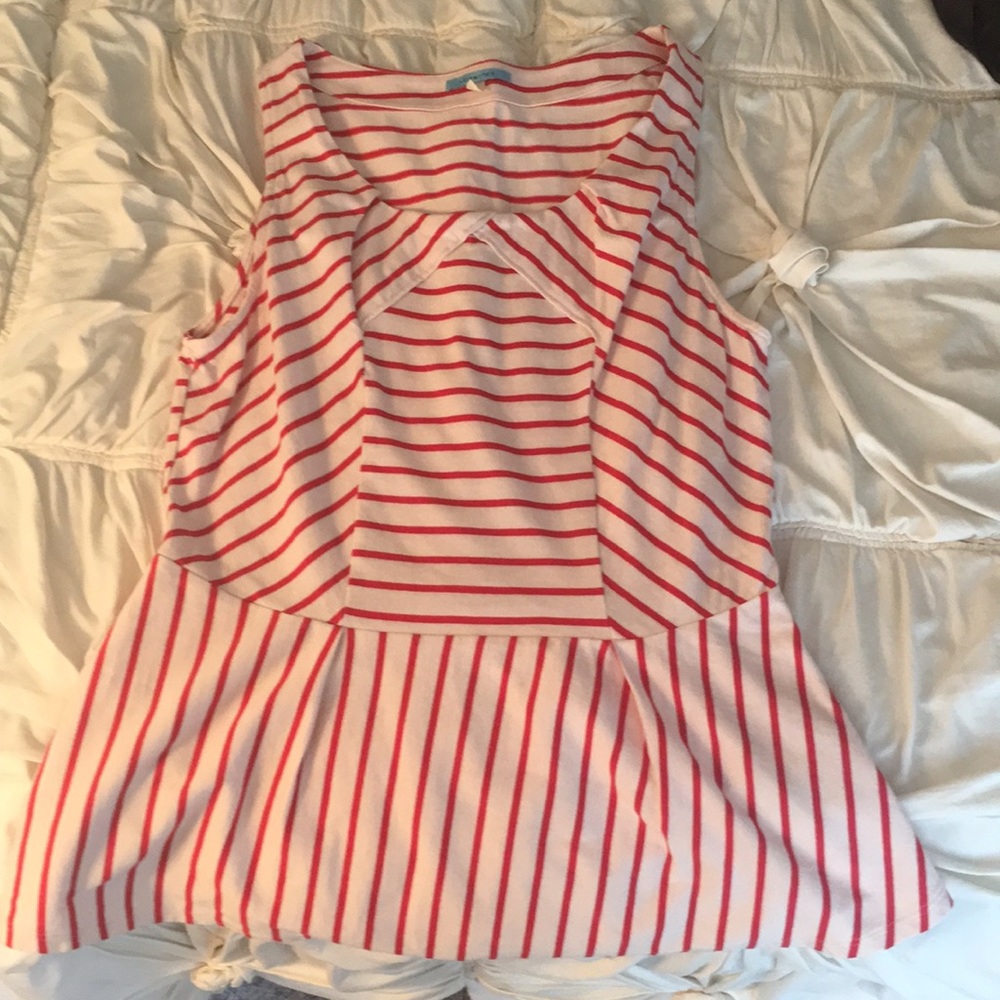 Peplum tank top